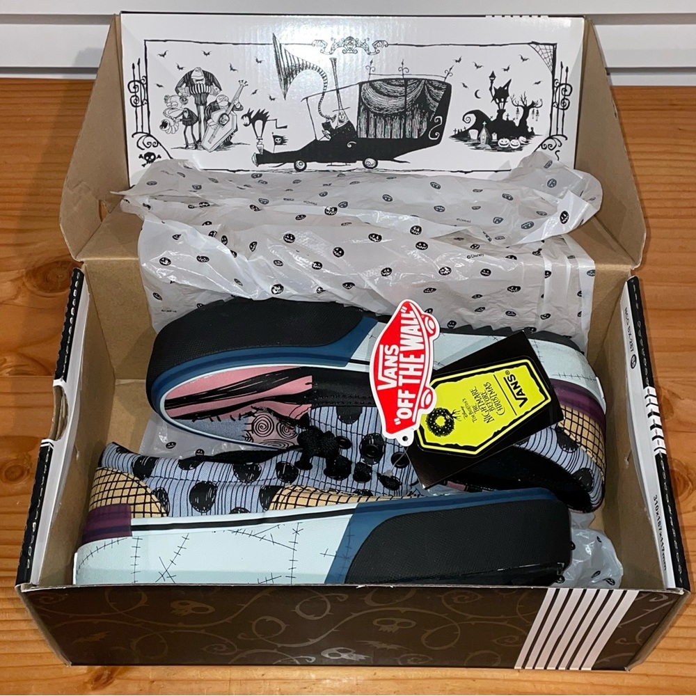 VANS DISNEY ERA STACKED The Nightmare Before Christmas Exclusive Shoes Size 7.5 - Picture 3 of 11